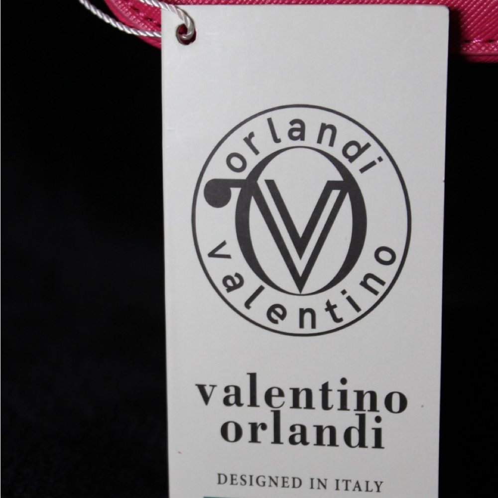 Valentino Orlandi Fuchsia Studded Crossbody Bag - Picture 4 of 10